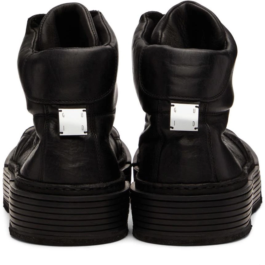 商品guidi|Black Basket Sneakers,价格¥5273,第2张图片详细描述