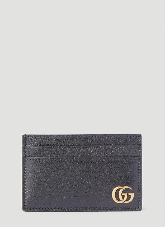 商品Gucci|GG Marmont Card Holder in Black,价格¥2534,第1张图片