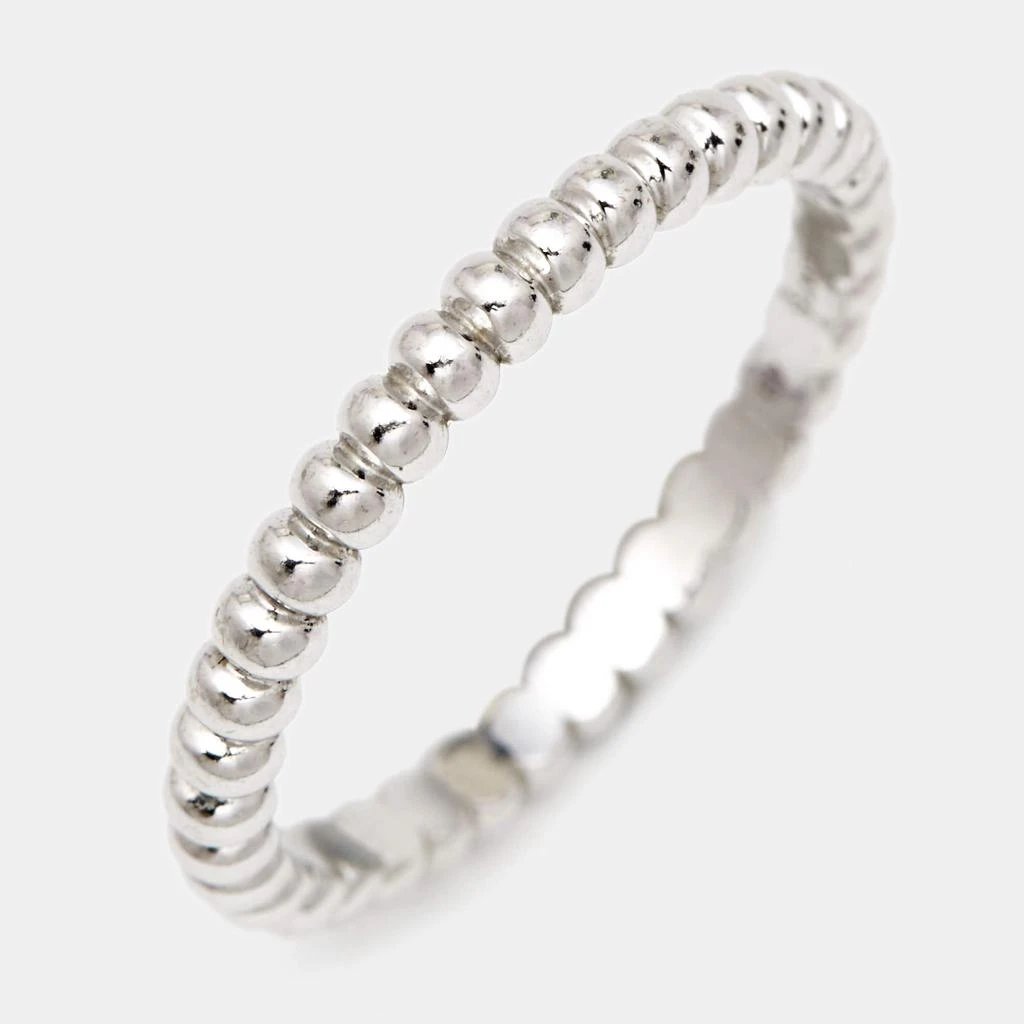 商品[二手商品] Van Cleef & Arpels|Van Cleef & Arpels Perlée Pearls 18k White Gold Small Model Ring Size 49,价格¥5862,第3张图片详细描述