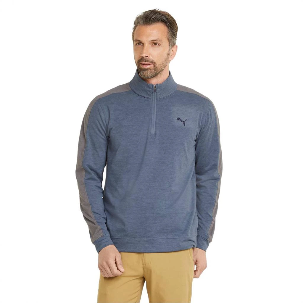 商品Puma|PUMA Men's Cloudspun Logo T7 1/4 Zip,价格¥228,第1张图片