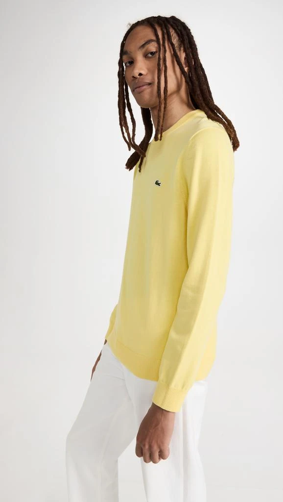 商品Lacoste|Lacoste Organic Cotton Crew Neck Sweater,价格¥559,第4张图片详细描述