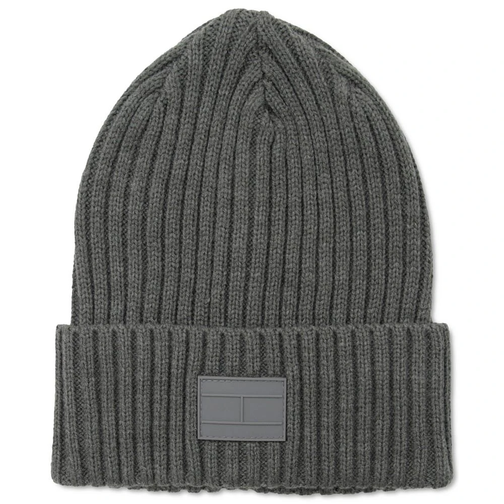 商品Tommy Hilfiger|Men's Ghost Ribbed Knit Beanie Hat,价格¥337,第1张图片