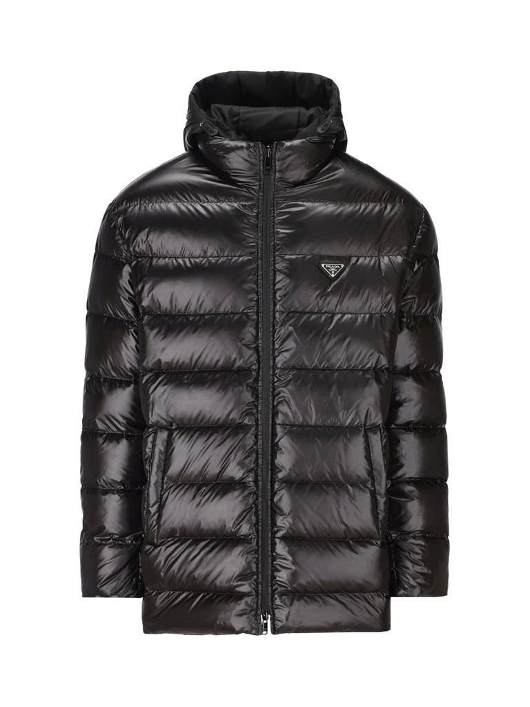 商品Prada|Prada Reversible Zip-Up Hooded Jacket,价格¥18215,第3张图片详细描述