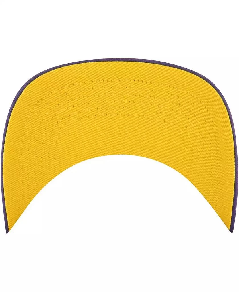 商品47 Brand|Men's Purple Los Angeles Lakers Ring Tone Hitch Snapback Hat,价格¥288,第2张图片详细描述