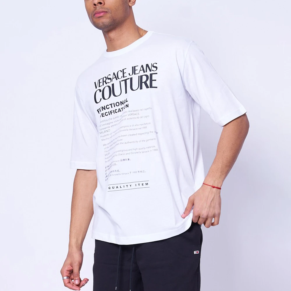 VERSACE JEANS COUTURE 白色男士T恤 72GAHT21-CJ00O-003 商品