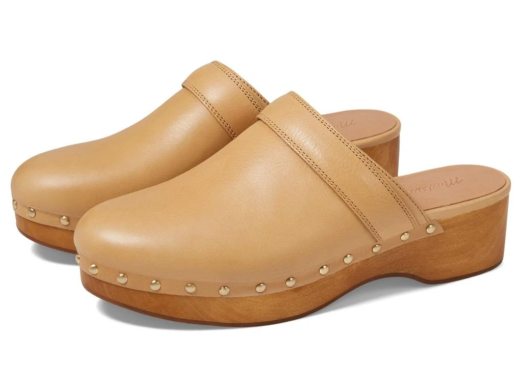 商品Madewell|The Cecily Clog in Oiled Leather,价格¥820,第1张图片