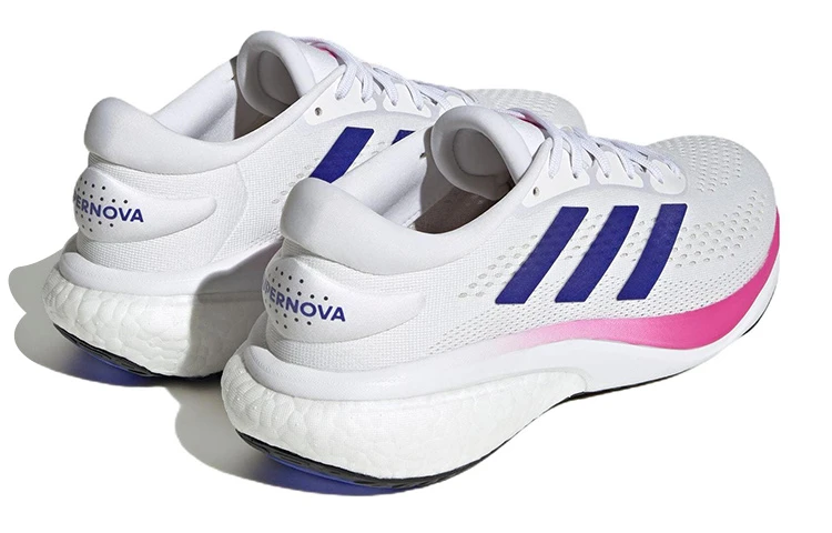 商品[国内直发] Adidas|adidas Supernova 2 舒适柔软 织物减震防滑耐磨透气轻便 低帮 休闲跑步鞋 男款 白蓝粉,价格¥485,第5张图片详细描述