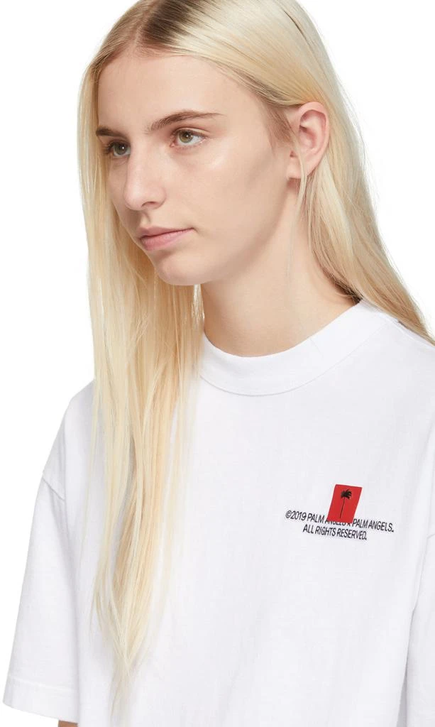 商品Palm Angels|SSENSE Exclusive White Small 'Palm x Palm' T-Shirt,价格¥1140,第4张图片详细描述