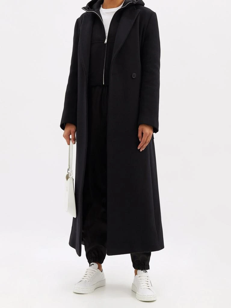 商品Prada|Triangle logo-patch cotton-blend hoodie,价格¥11211,第2张图片详细描述