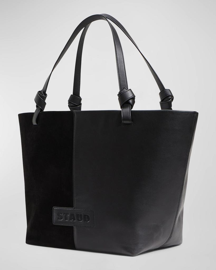 Ida Suede & Leather Tote Bag商品第2张图片规格展示