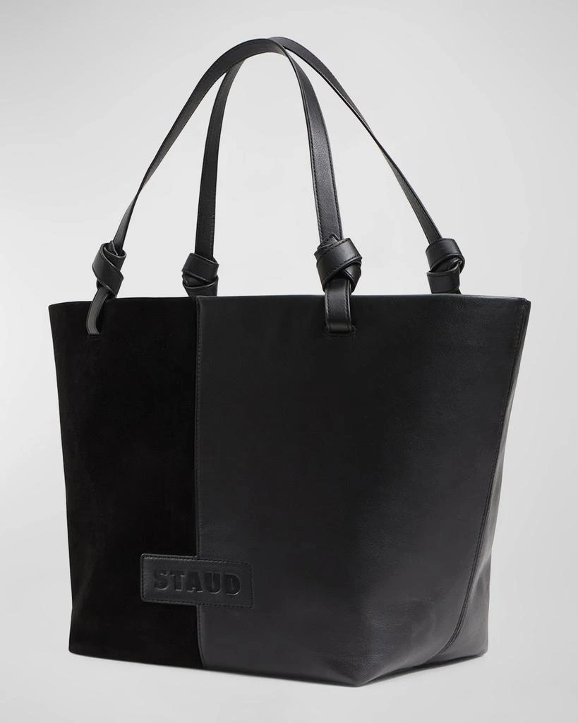 商品Staud|Ida Suede & Leather Tote Bag,价格¥3319,第2张图片详细描述