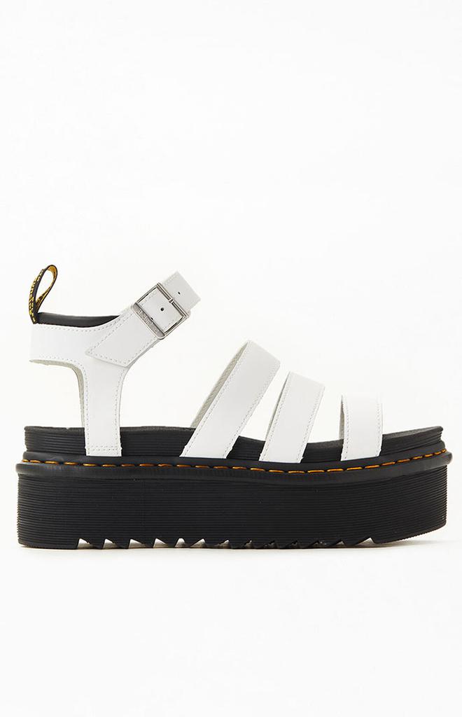 Women's White Blaire Quad Platform Sandals商品第2张图片规格展示