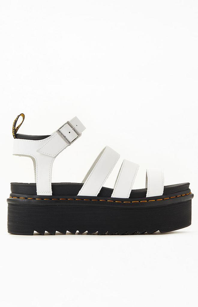 商品Dr. Martens|Women's White Blaire Quad Platform Sandals,价格¥810,第4张图片详细描述