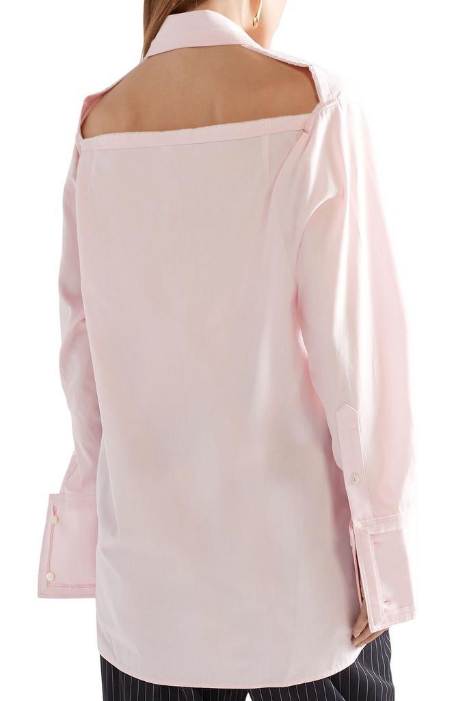 商品Helmut Lang|Oversized cutout cotton-poplin shirt,价格¥2818,第6张图片详细描述