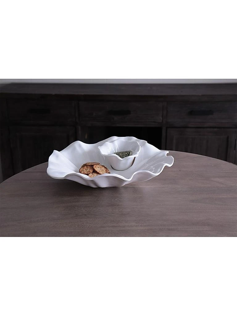 商品Beatriz Ball|Vida Bloom Chip & Dip Bowl,价格¥552,第3张图片详细描述