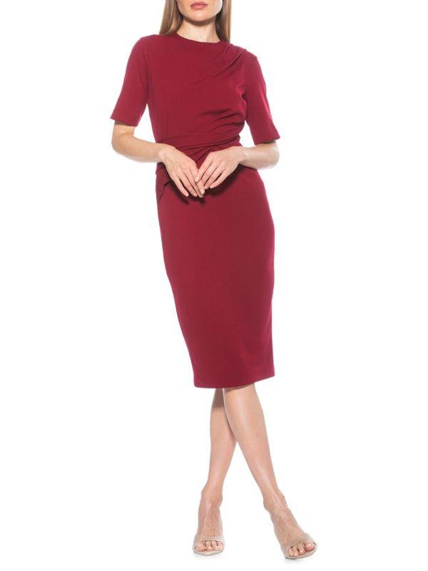 商品ALEXIA ADMOR|Harper Elbow Sleeve Sheath Dress,价格¥674,第1张图片