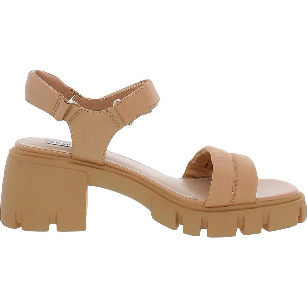 商品Steve Madden|Steve Madden Womens Louella Ankle Strap Lugged Sole Block Heel,价格¥392,第4张图片详细描述