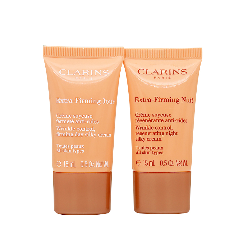 Clarins | 娇韵诗 焕颜弹力霜弹簧面霜 日霜+晚霜 50ml*2 日夜御龄 胶原常驻 紧致饱满 188.03元 商品图片