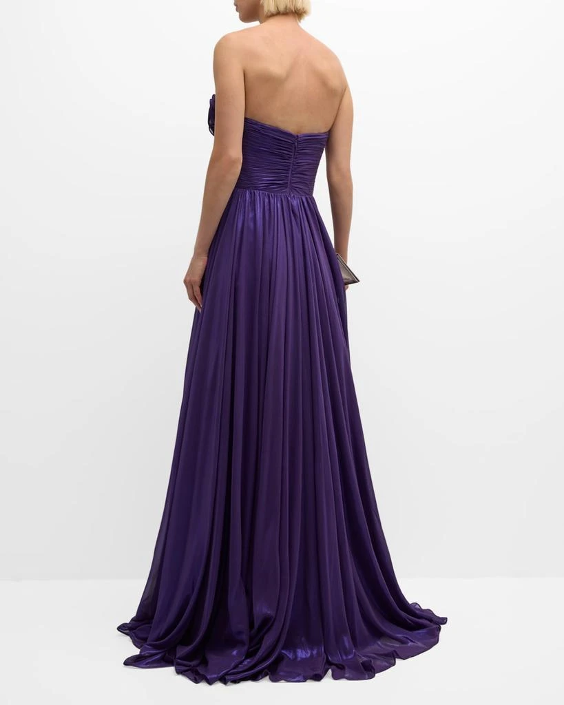 商品Jovani|Strapless Flower-Embellished Gown,价格¥2944,第4张图片详细描述