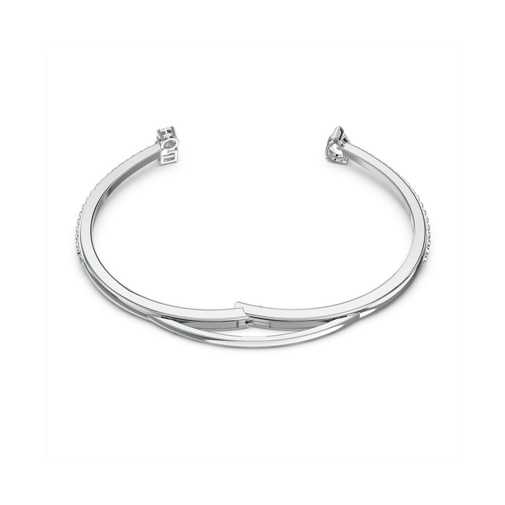 商品Swarovski|Silver-Tone Crystal Cuff Bracelet,价格¥749,第5张图片详细描述