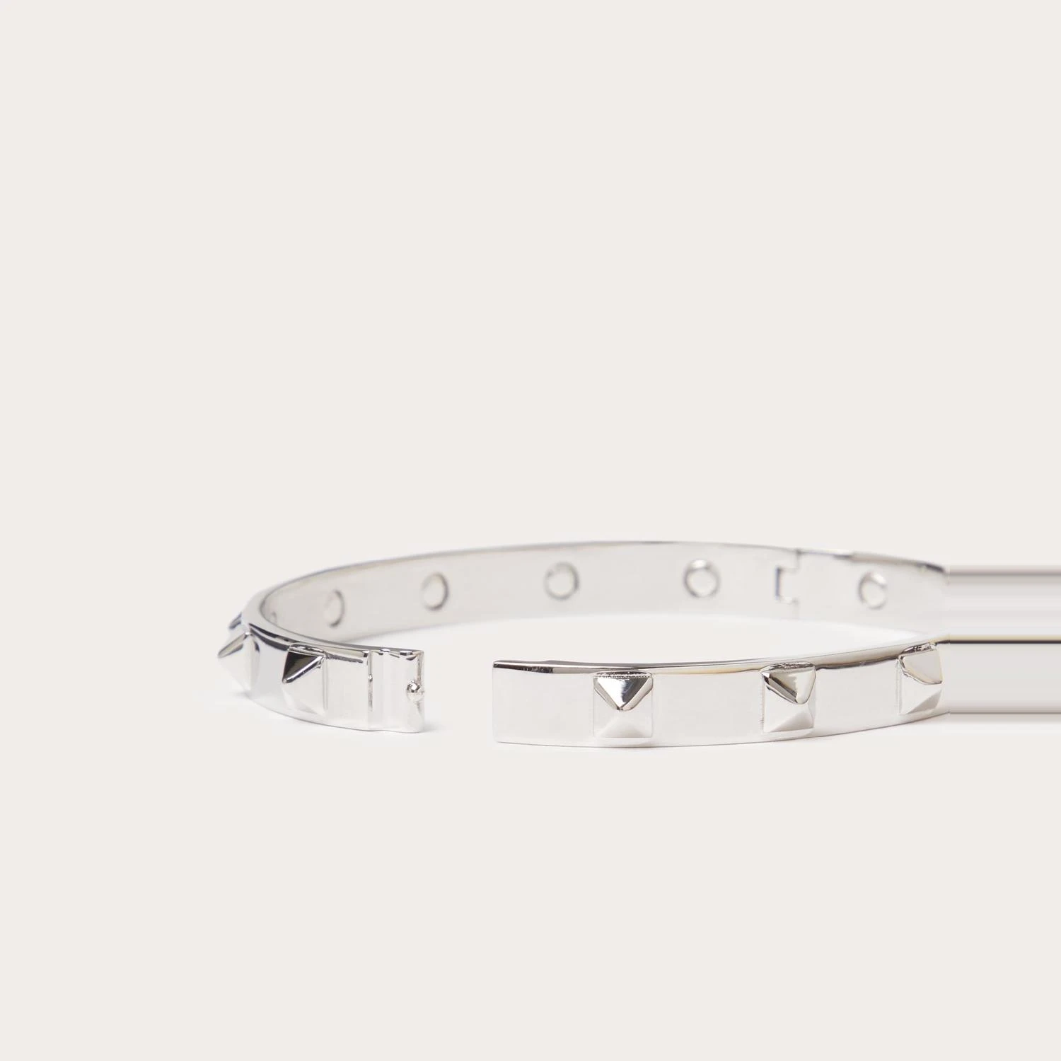 【预售】 华伦天奴 25春夏 男士 手链 BRACELET RIGIDE ROCKSTUD EN MÉTAL 4Y2J0P56MET_172  商品