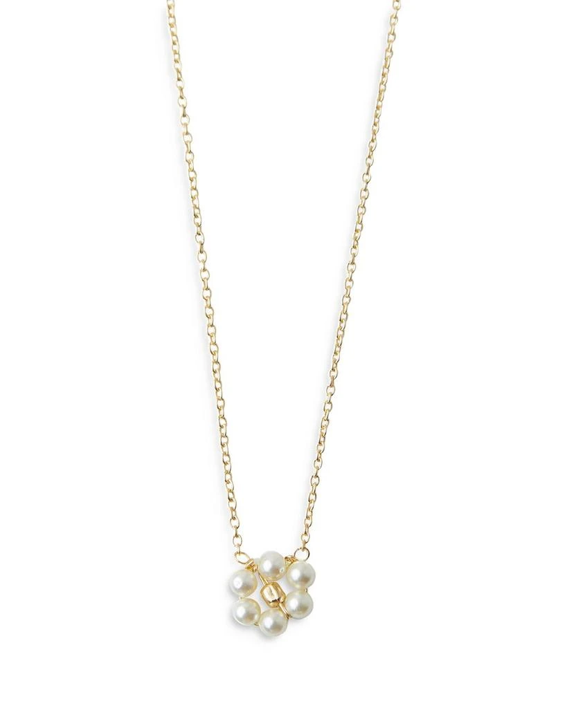 商品Argento Vivo|Mother Of Pearl Flower Pendant Necklace, 16-18"   ,价格¥360,第1张图片详细描述