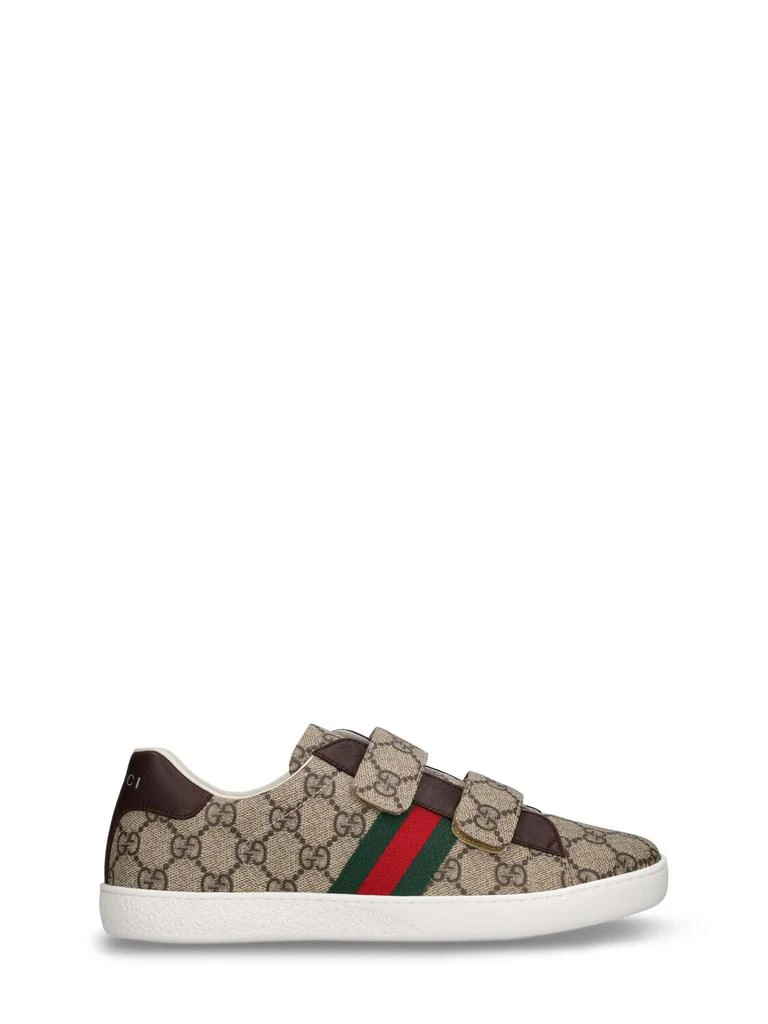 商品Gucci|Gg Supreme Leather Blend Sneakers,价格¥3568,第1张图片