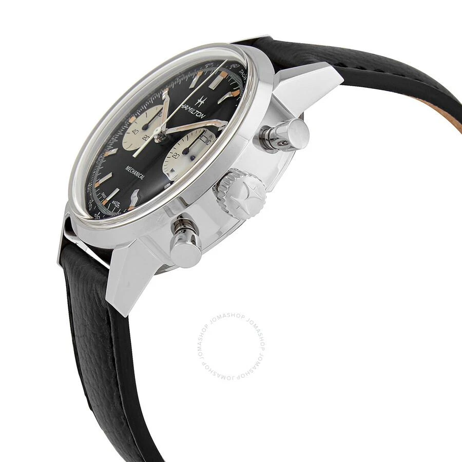 商品Hamilton|American Classic Intra-Matic Chronograph Mechanical Black Dial Men's Watch H38429730,价格¥11709,第2张图片详细描述