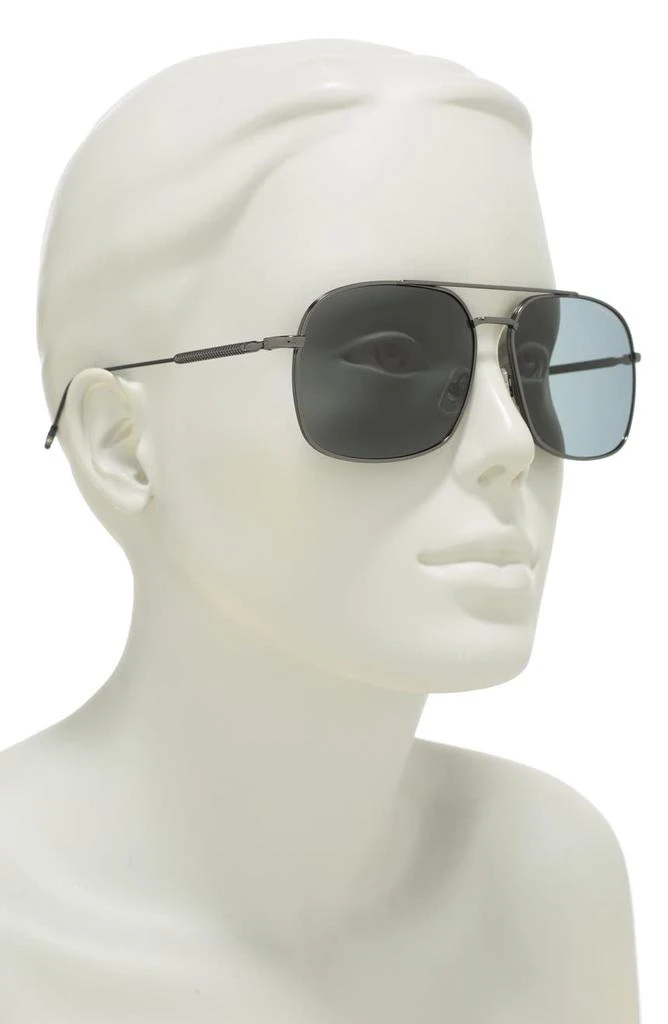 商品MontBlanc|61mm Novelty Pilot Sunglasses,价格¥1143,第3张图片详细描述