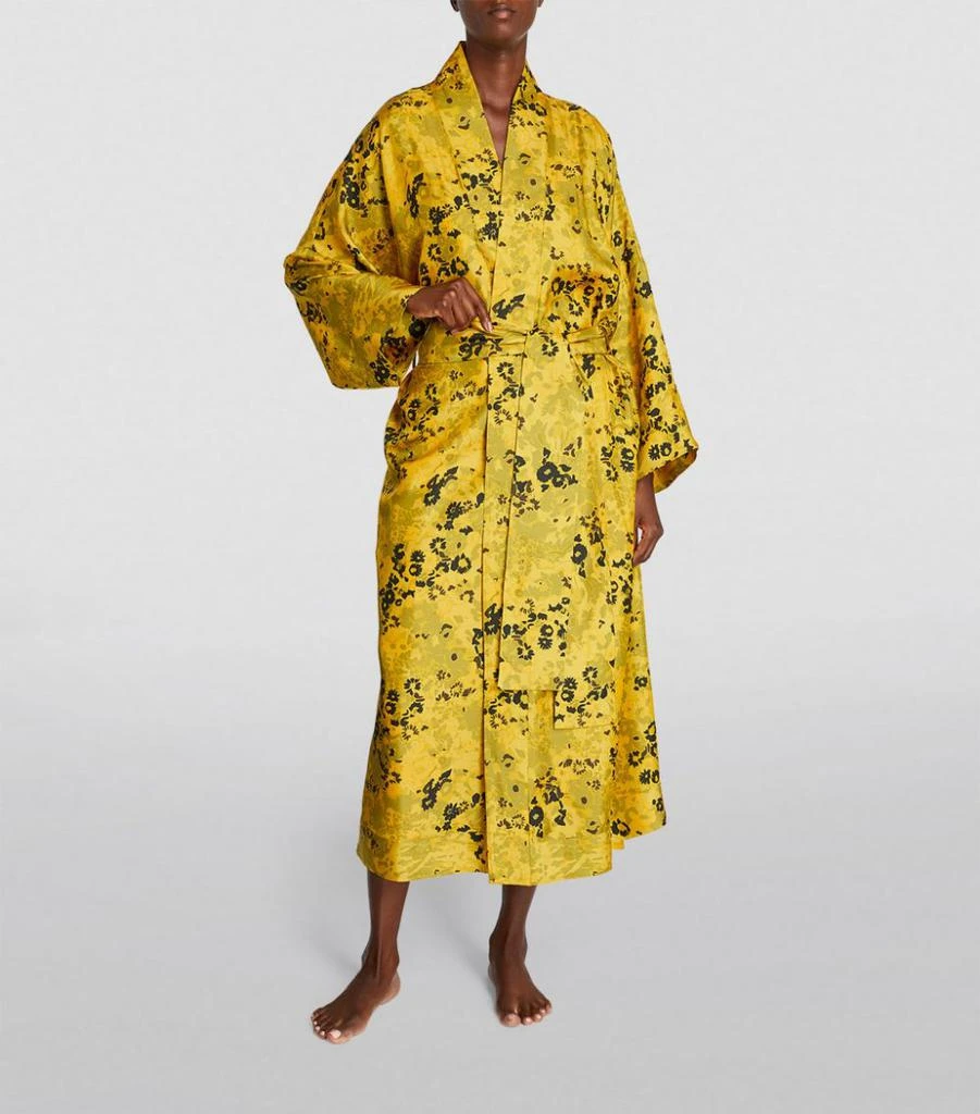 商品Asceno|Silk Floral Athens Robe,价格¥2811,第3张图片详细描述