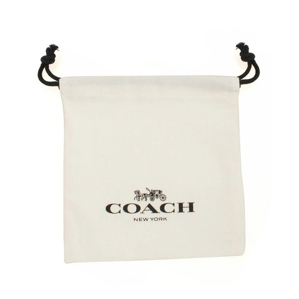 商品Coach|Faux Stone Signature Heart Stud Earrings,价格¥335,第2张图片详细描述