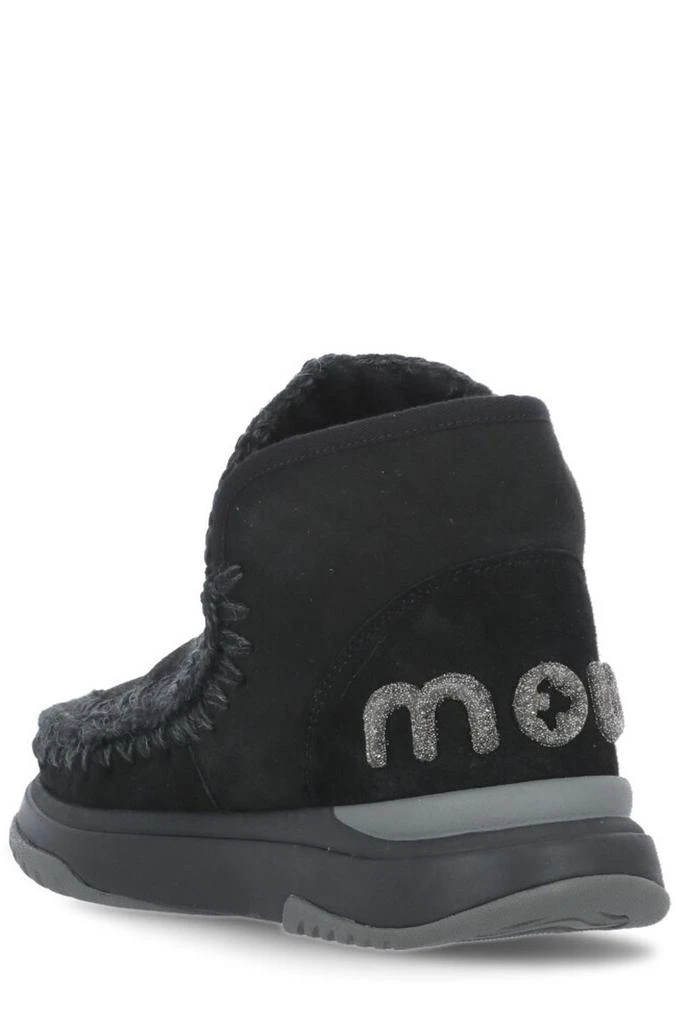 商品Mou|Mou Eskimo Logo-Glitter Whipstitch-Trim Boots,价格¥2096,第3张图片详细描述