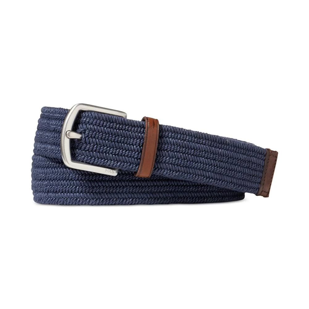 商品Ralph Lauren|Men's Stretch Waxed Belt,价格¥691,第3张图片详细描述