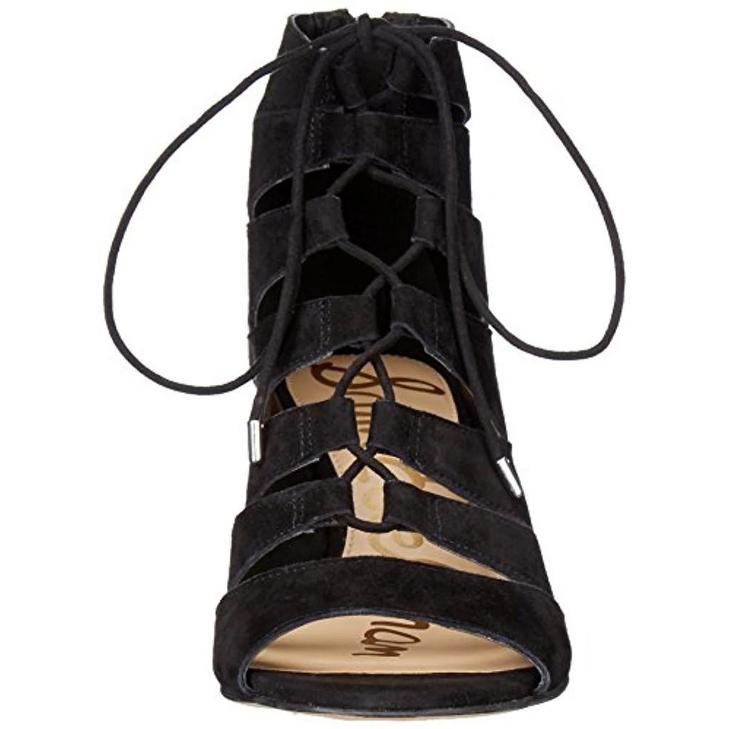 商品Sam Edelman|Sam Edelman Womens Santina Caged Lace-Up Wedge Sandals,价格¥186,第3张图片详细描述