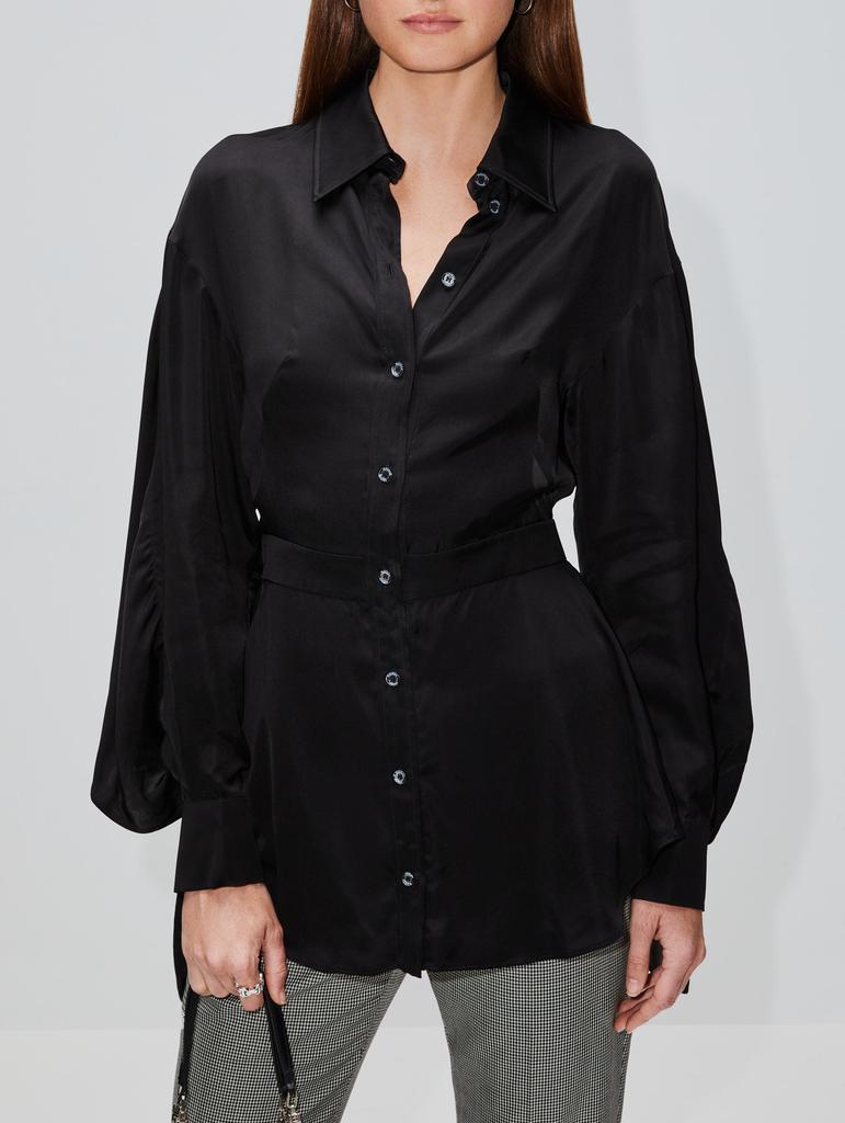 商品Alexander McQueen|Open Back Long Sleeve Shirt,价格¥6399,第5张图片详细描述