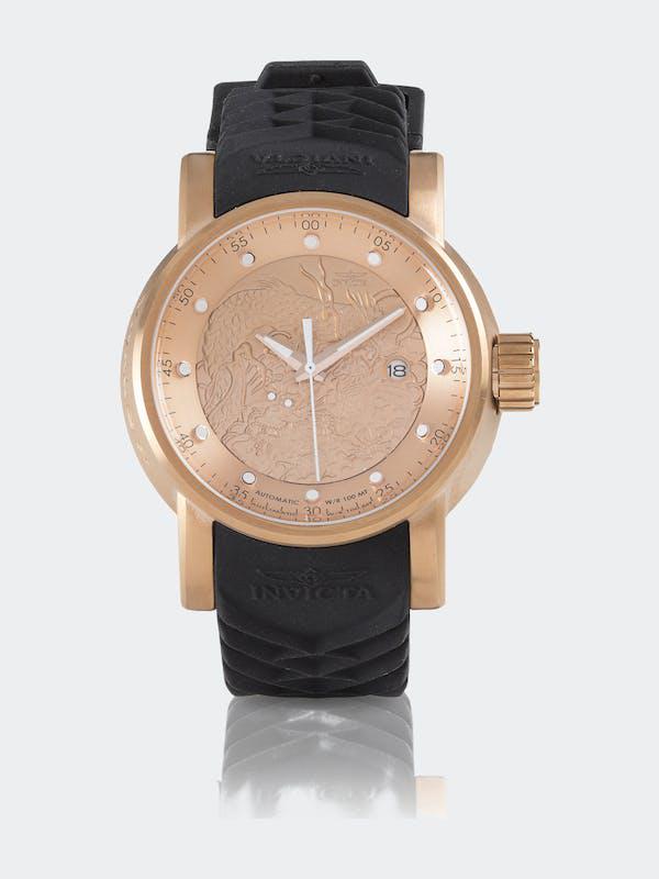 Mens 18181 Rose Gold Stainless Steel Automatic Casual Watch商品第1张图片规格展示
