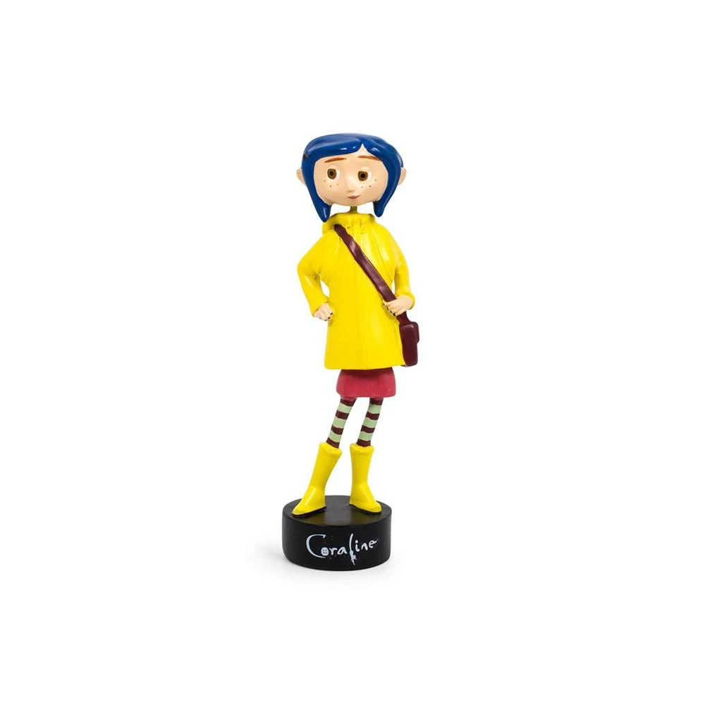 商品Surreal Entertainment|Coraline in Rain Coat PVC Bobble Figure Statue | Collectible Bobblehead Action Figure, Desk Toy Accessories | Novelty Gifts For Home Office Decor | 5 Inches Tall,价格¥209,第1张图片