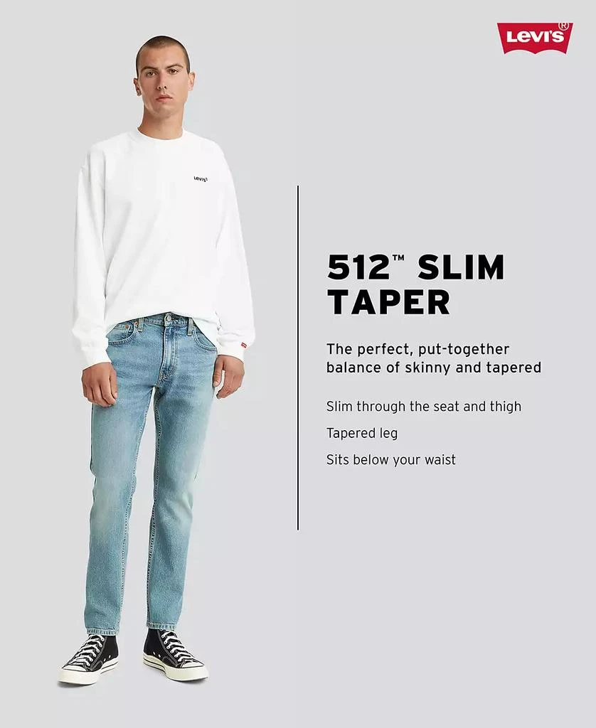 商品Levi's|Men's 512™ Slim Tapered Eco Performance Jeans,价格¥317,第4张图片详细描述