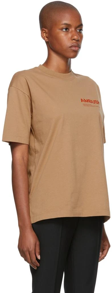 商品Ambush|Brown Jersey 'Workshop' T-Shirt,价格¥1662,第4张图片详细描述