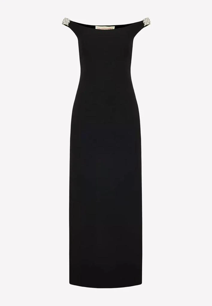 商品Valentino|Off-Shoulder Crystal-Embellished Long Gown,价格¥66539,第1张图片