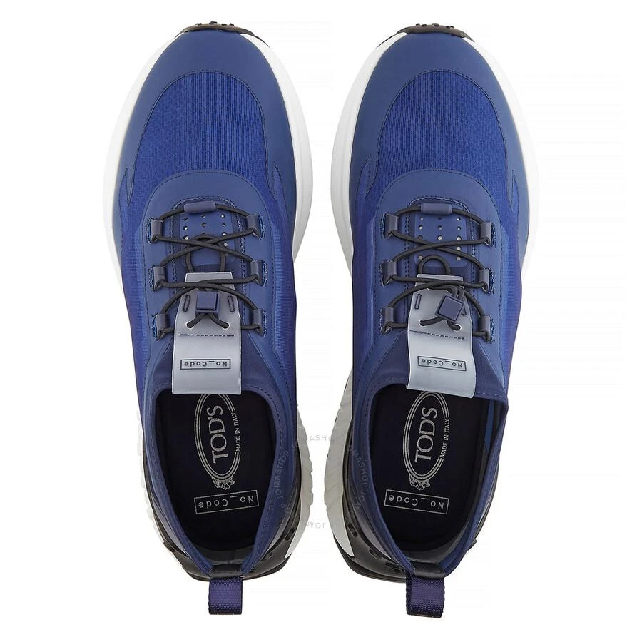 商品Tod's|No_Code J Men's Blue Tuareg in Technical Fabric and Leather,价格¥1459,第3张图片详细描述