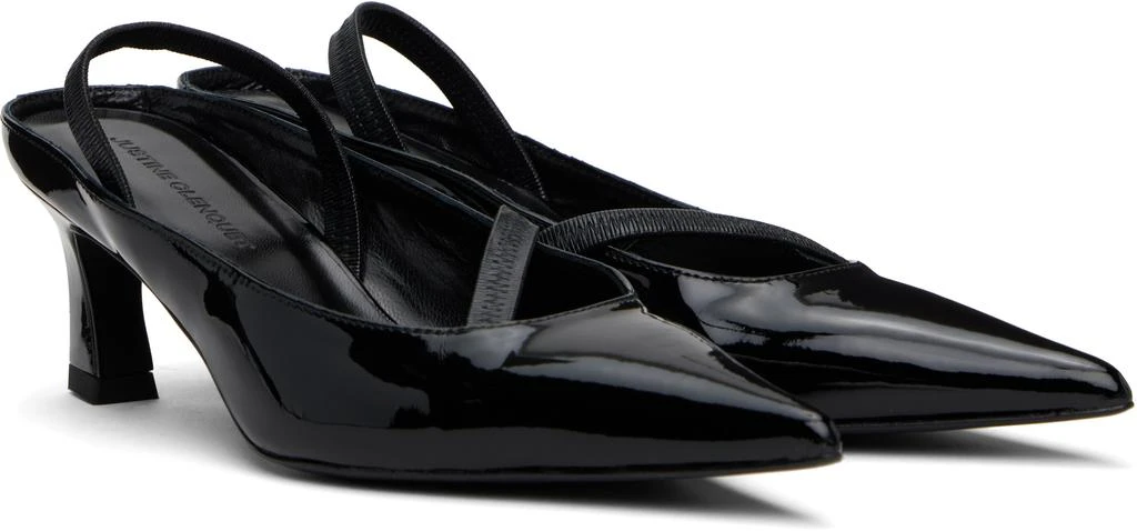 商品Justine Clenquet|Black Sofia Slingback Heels,价格¥1939,第4张图片详细描述