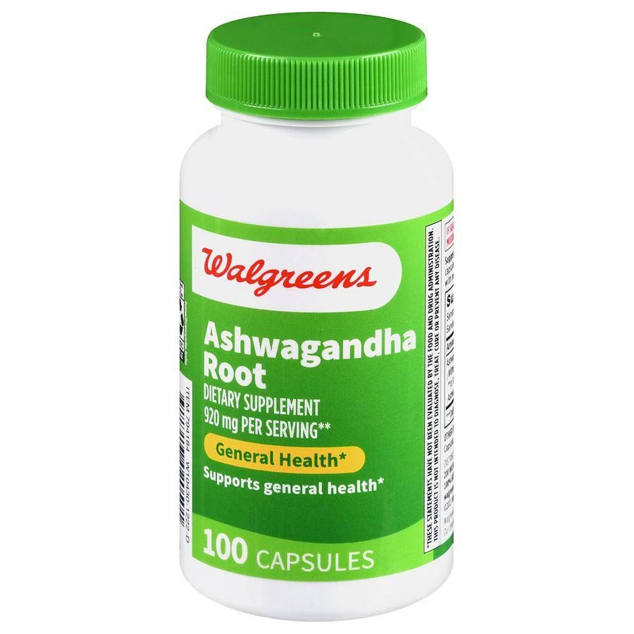 商品Walgreens|Ashwagandha Root 920 mg Capsules,价格¥74,第1张图片