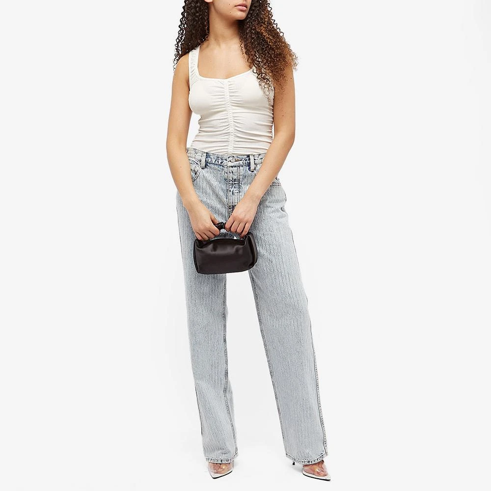 商品Alexander Wang|Alexander Wang Skater Stacked Crystal Stripe Jean,价格¥3438,第5张图片详细描述