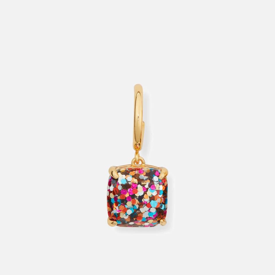商品Kate Spade|Kate Spade Mini Gold-Plated Resin Hoop Earrings,价格¥367,第3张图片详细描述