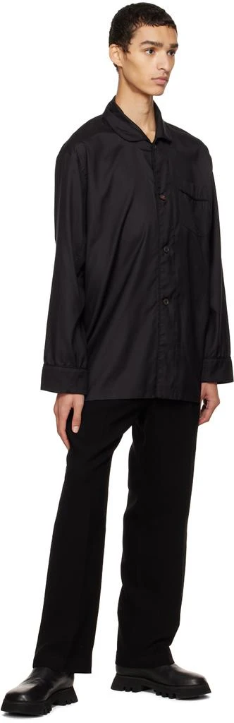 商品n.hoolywood|Black Tapered Easy Trousers,价格¥1775,第4张图片详细描述