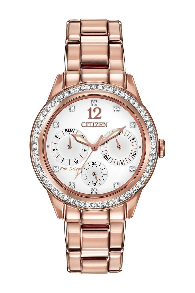 商品Citizen|Women's Silhouette Crystal Eco-Drive Watch, 37mm,价格¥1129,第1张图片