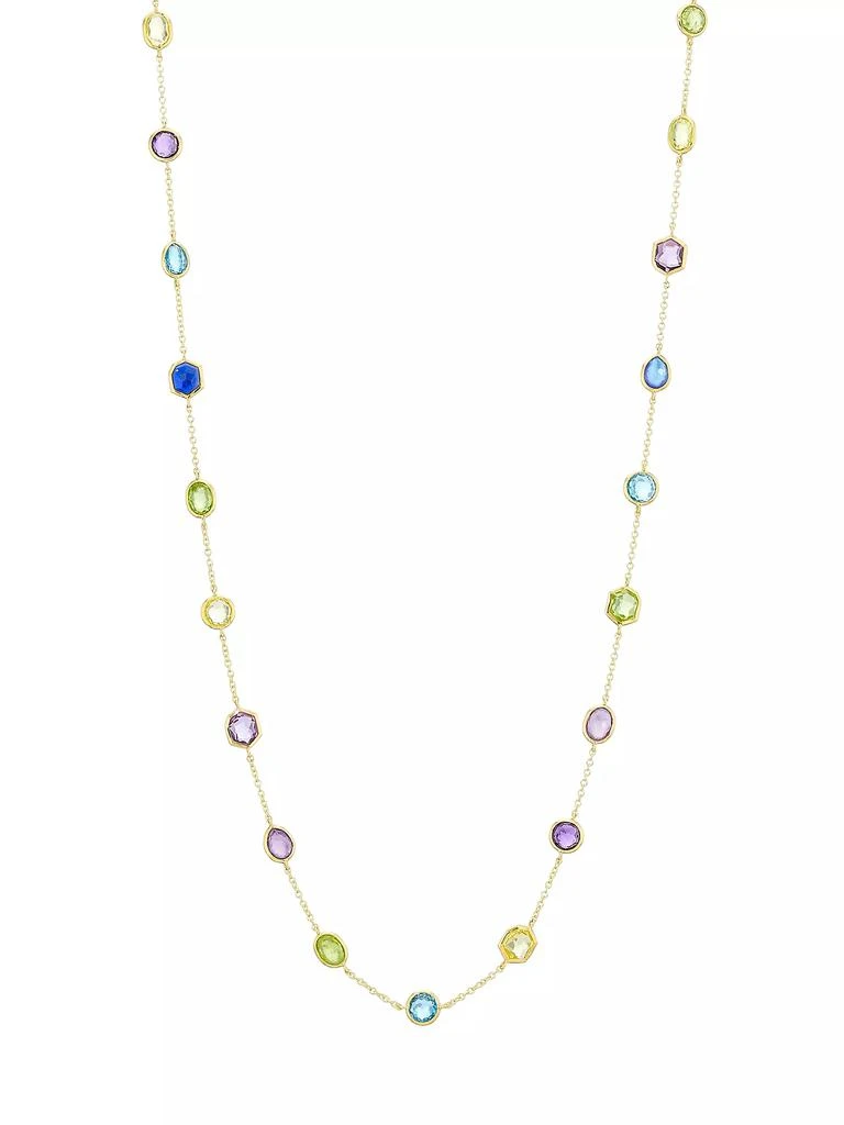 商品Ippolita|​Rock Candy 18K Yellow Gold &amp; Multi-Gemstone Station Necklace,价格¥56819,第1张图片