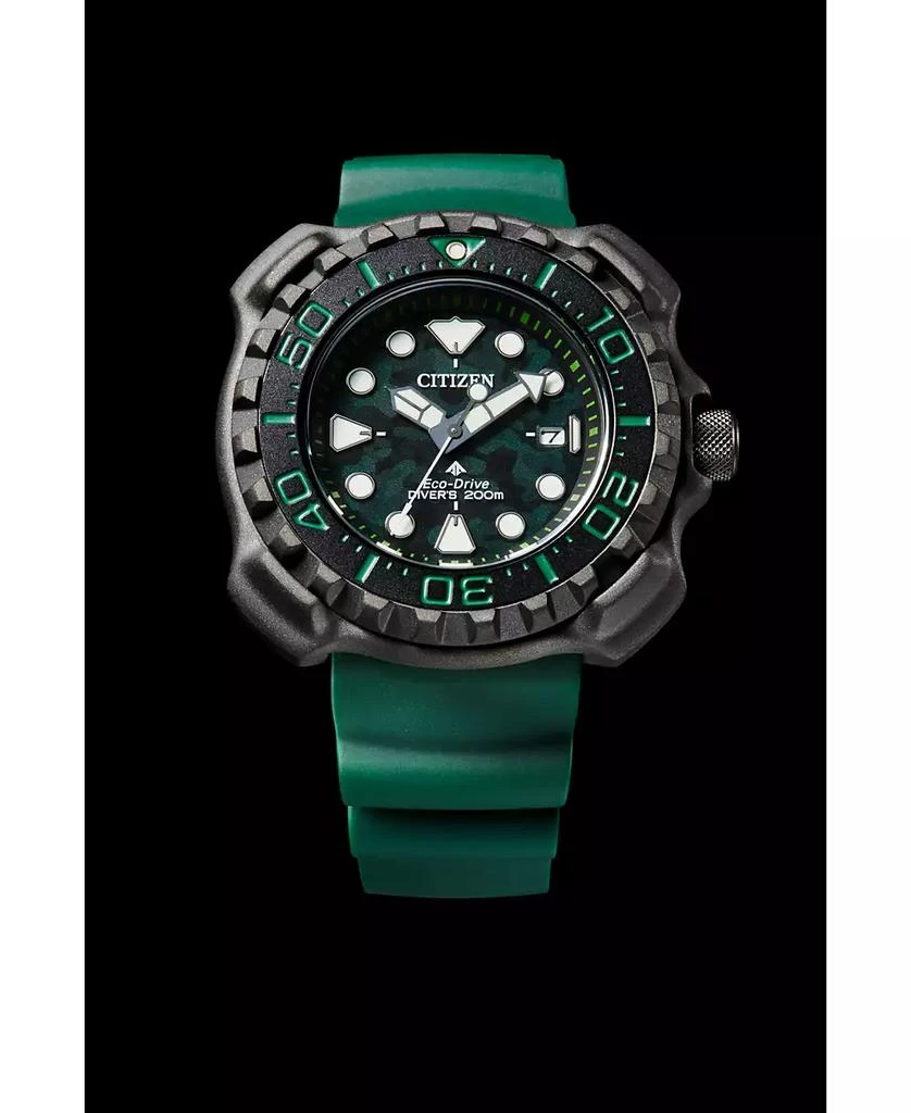 商品Citizen|Eco-Drive Men's Promaster Dive Green Strap Watch, 47mm,价格¥2401,第4张图片详细描述