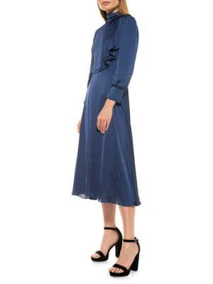 商品ALEXIA ADMOR|Satin Midi Dress,价格¥600,第3张图片详细描述